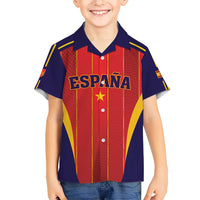 Custom Spain 2026 World Football Kid Hawaiian Shirt Vamos Espana