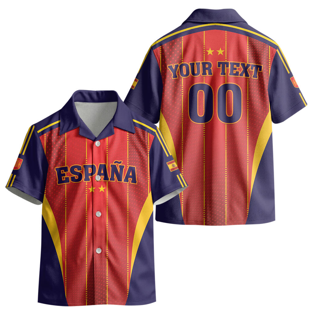 Custom Spain 2026 World Football Kid Hawaiian Shirt Vamos Espana LT01