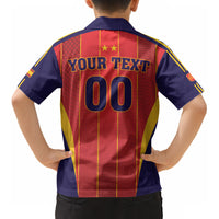 Custom Spain 2026 World Football Kid Hawaiian Shirt Vamos Espana LT01