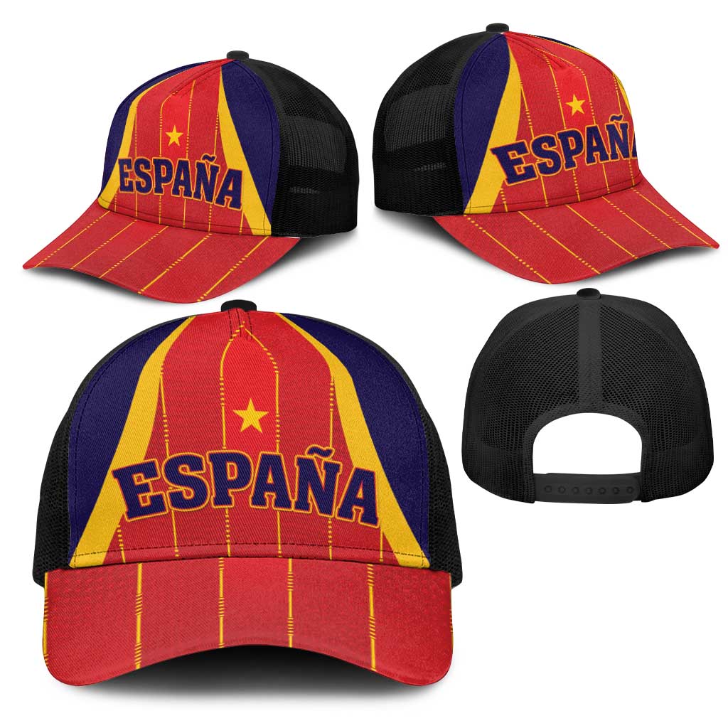Spain 2026 World Football Mesh Trucker Cap Vamos Espana