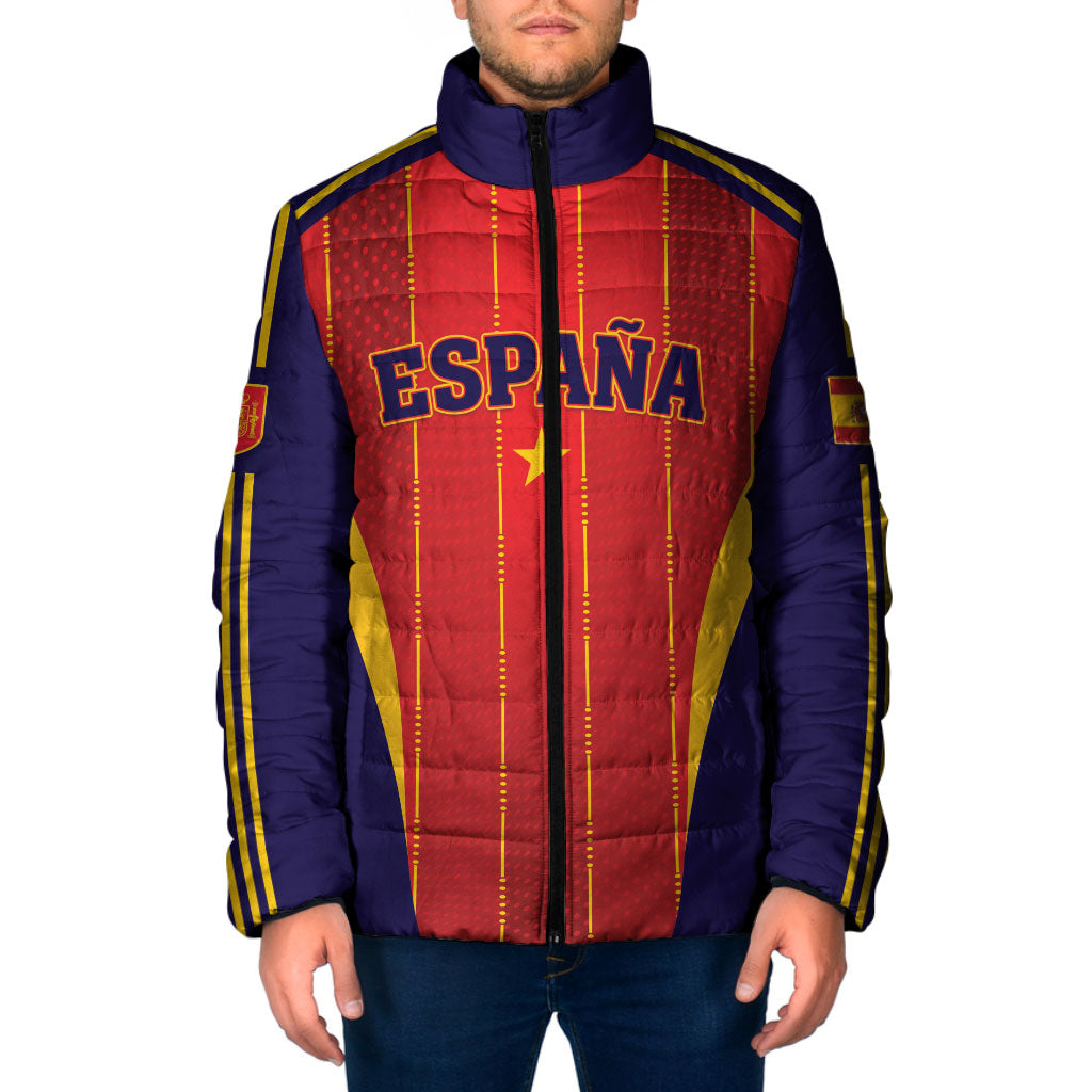 Custom Spain 2026 World Football Padded Jacket Vamos Espana