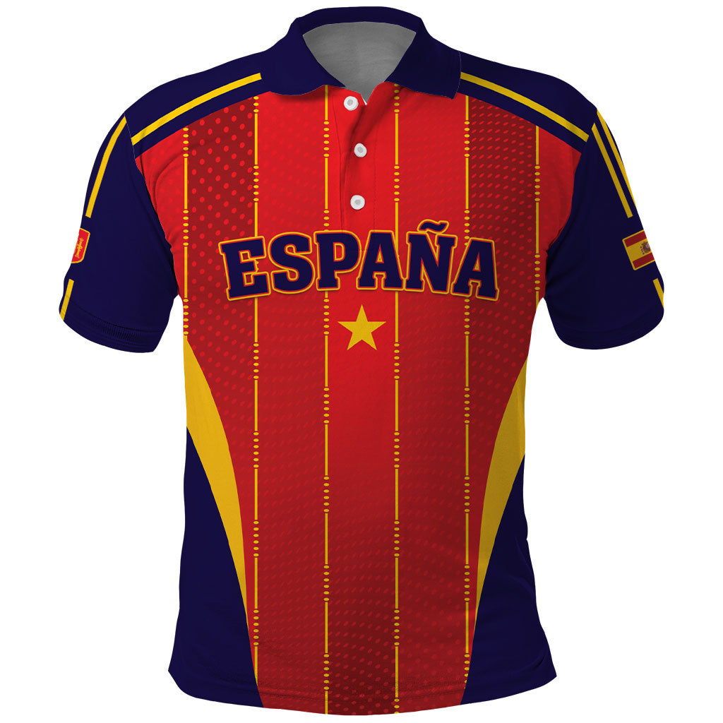 Custom Spain 2026 World Football Polo Shirt Vamos Espana