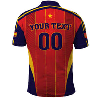 Custom Spain 2026 World Football Polo Shirt Vamos Espana