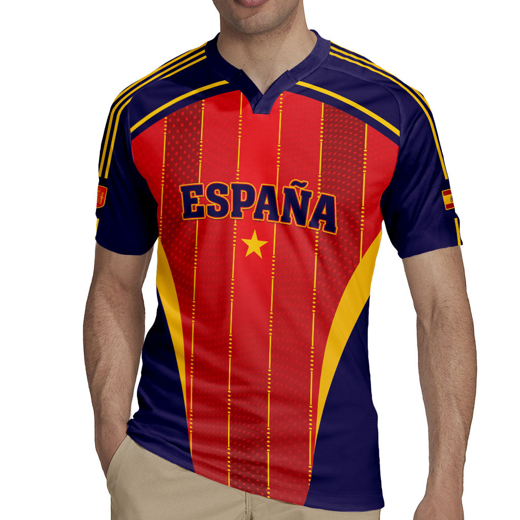 Custom Spain 2026 World Football Rugby Jersey Vamos Espana