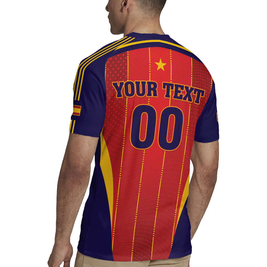 Custom Spain 2026 World Football Rugby Jersey Vamos Espana