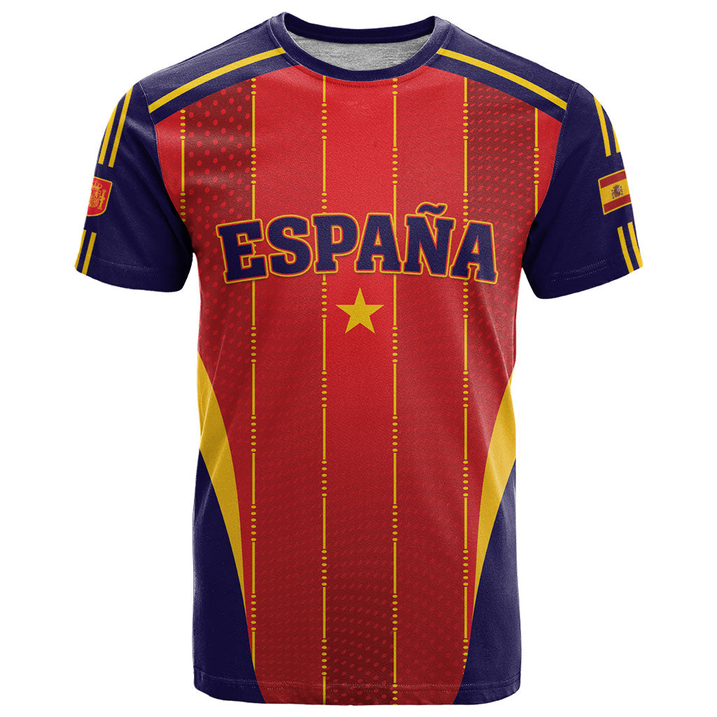 Custom Spain 2026 World Football T Shirt Vamos Espana