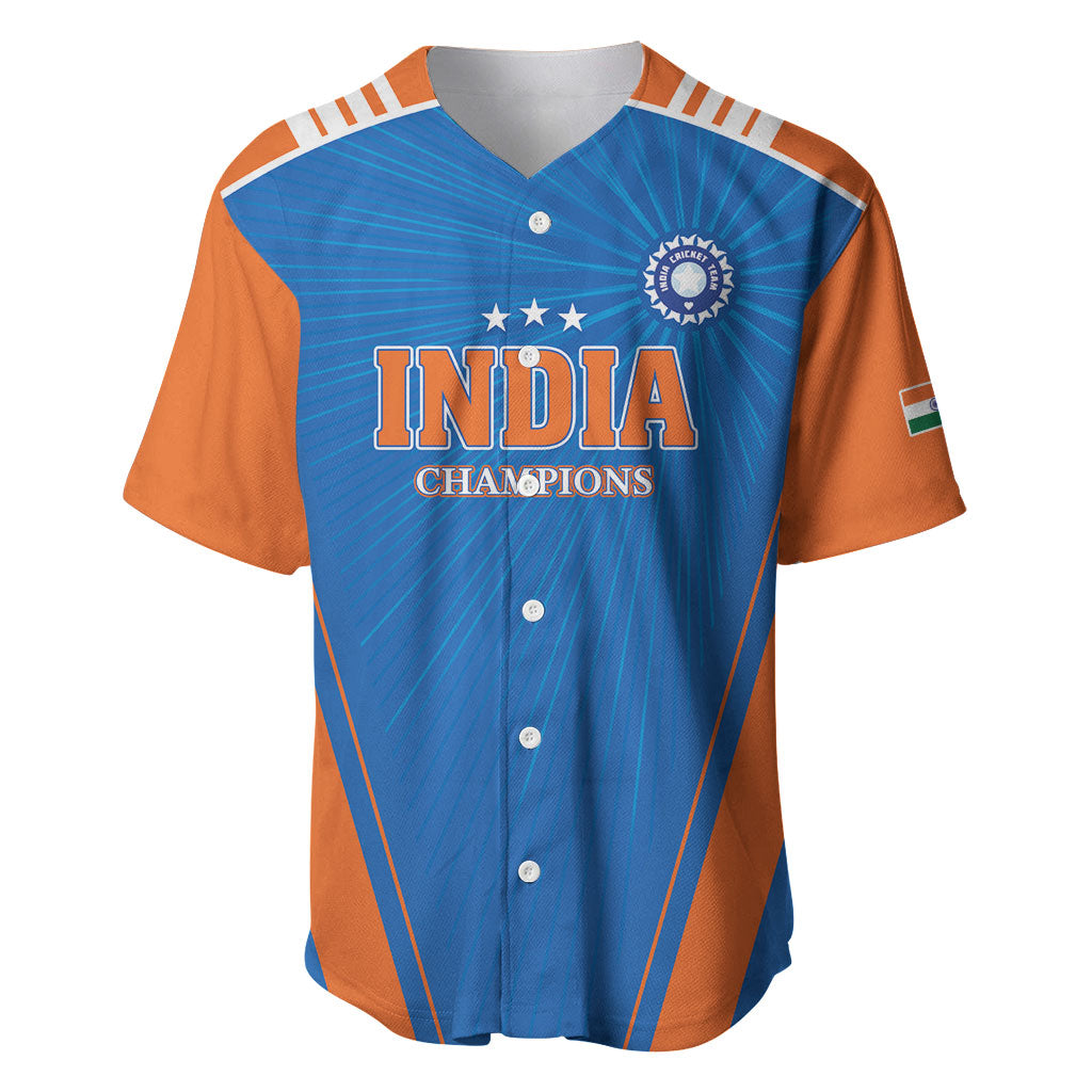 Custom India 2026 World Cricket Baseball Jersey Women in Blue Go Champions
