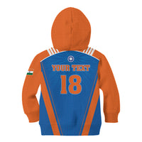Custom India 2026 World Cricket Kid Hoodie Women in Blue Go Champions