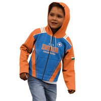 Custom India 2026 World Cricket Kid Hoodie Women in Blue Go Champions