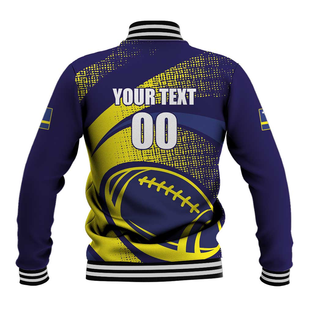 Custom Rugby Curacao Baseball Jacket Korsou Go Champion - Wonder Print Shop
