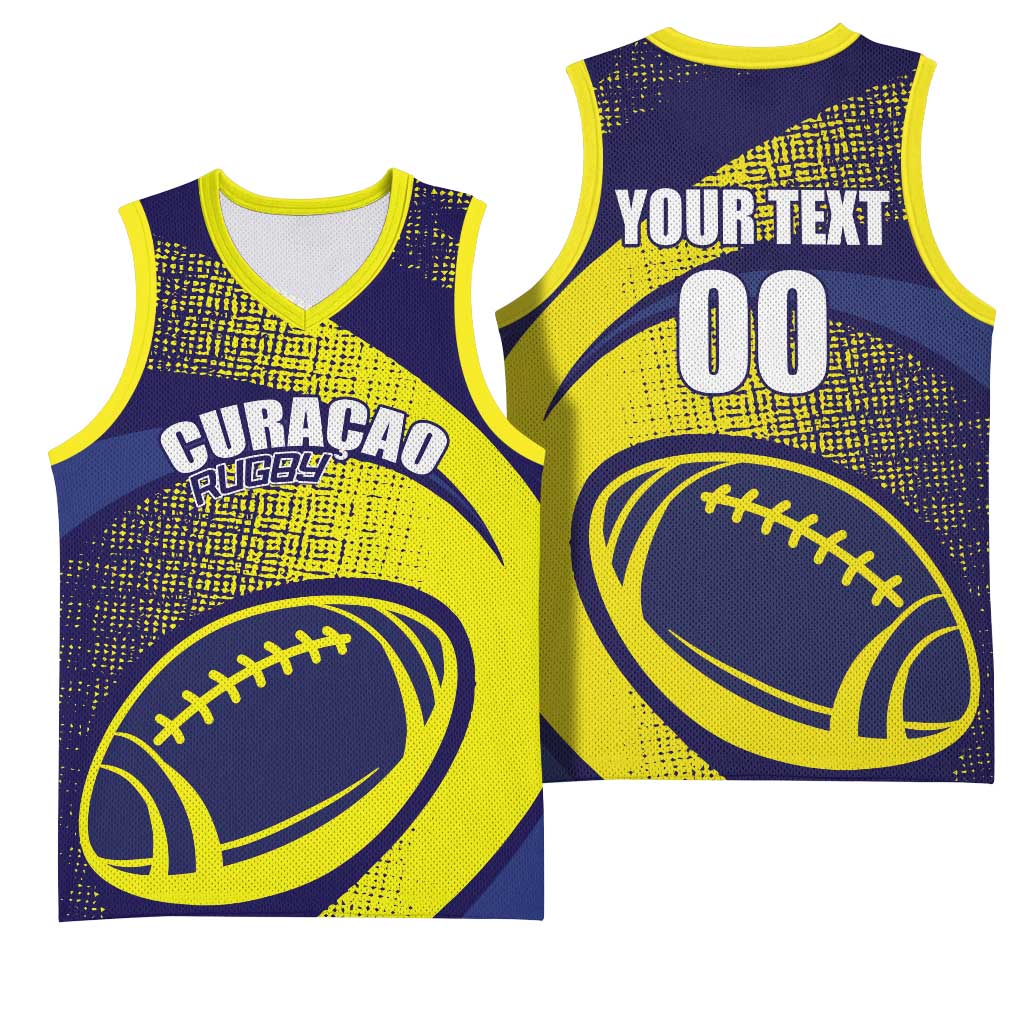 Rugby Curacao Basketball Jersey Korsou Go Champion - Wonder Print Shop