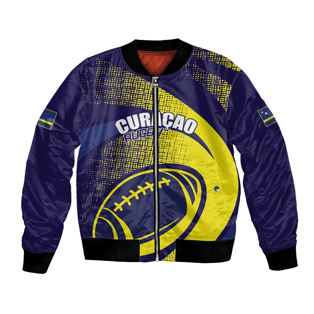 Custom Rugby Curacao Bomber Jacket Korsou Go Champion - Wonder Print Shop