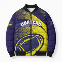 Rugby Curacao Bomber Puffer Jacket Korsou Go Champion - Wonder Print Shop