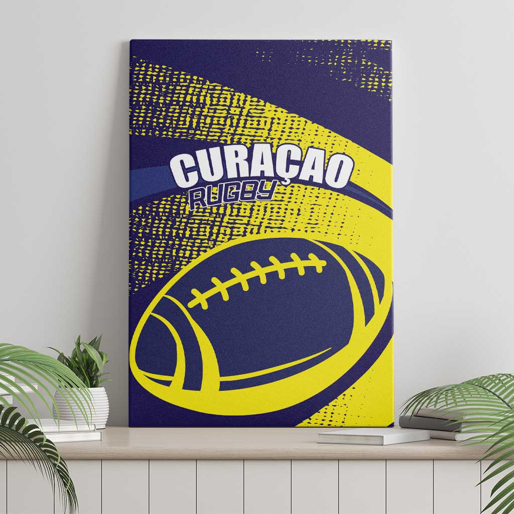 Rugby Curacao Canvas Wall Art Korsou Go Champion - Wonder Print Shop