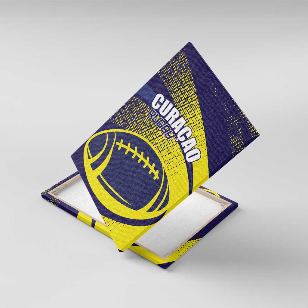 Rugby Curacao Canvas Wall Art Korsou Go Champion - Wonder Print Shop