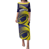 Custom Rugby Curacao Family Matching Puletasi and Hawaiian Shirt Korsou Go Champion - Wonder Print Shop