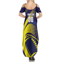 Custom Rugby Curacao Family Matching Summer Maxi Dress and Hawaiian Shirt Korsou Go Champion - Wonder Print Shop