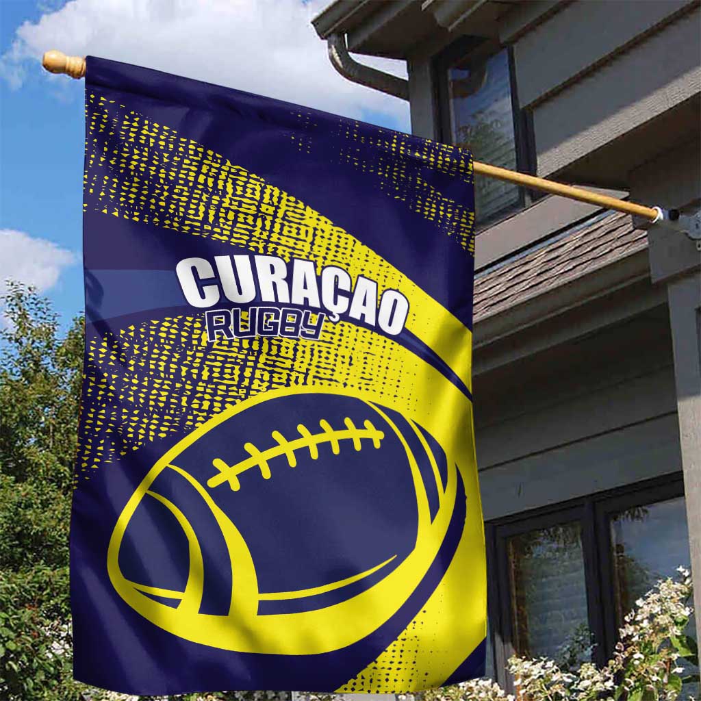 Rugby Curacao Garden Flag Korsou Go Champion - Wonder Print Shop
