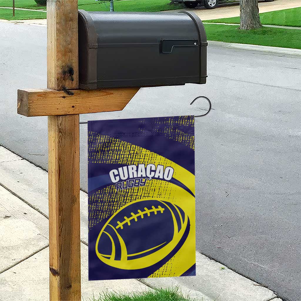 Rugby Curacao Garden Flag Korsou Go Champion - Wonder Print Shop