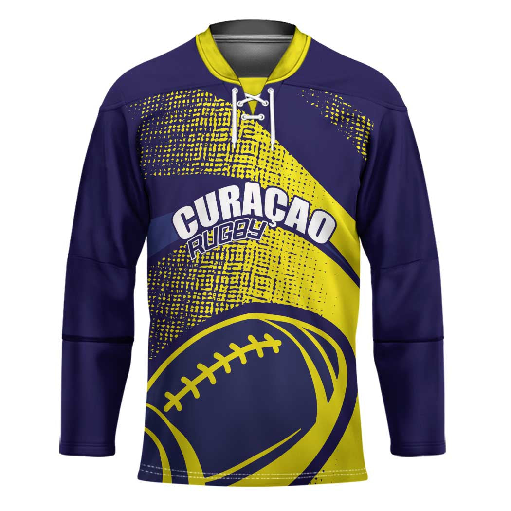 Rugby Curacao Hockey Jersey Korsou Go Champion - Wonder Print Shop