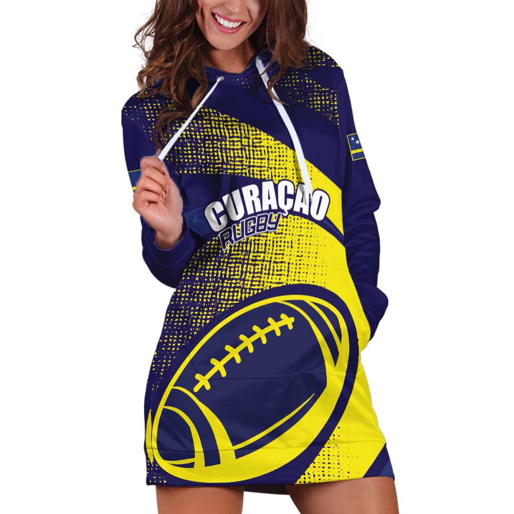 Custom Rugby Curacao Hoodie Dress Korsou Go Champion - Wonder Print Shop