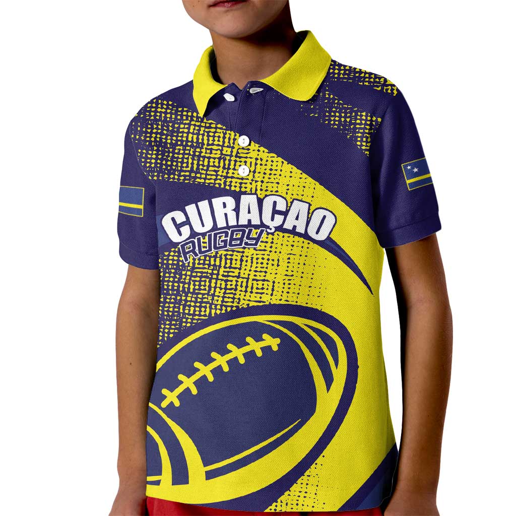 Custom Rugby Curacao Kid Polo Shirt Korsou Go Champion - Wonder Print Shop
