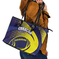 Rugby Curacao Leather Tote Bag Korsou Go Champion - Wonder Print Shop