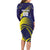 Custom Rugby Curacao Long Sleeve Bodycon Dress Korsou Go Champion - Wonder Print Shop