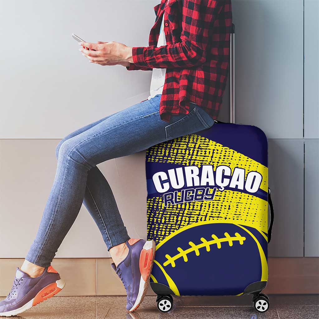 Rugby Curacao Luggage Cover Korsou Go Champion - Wonder Print Shop