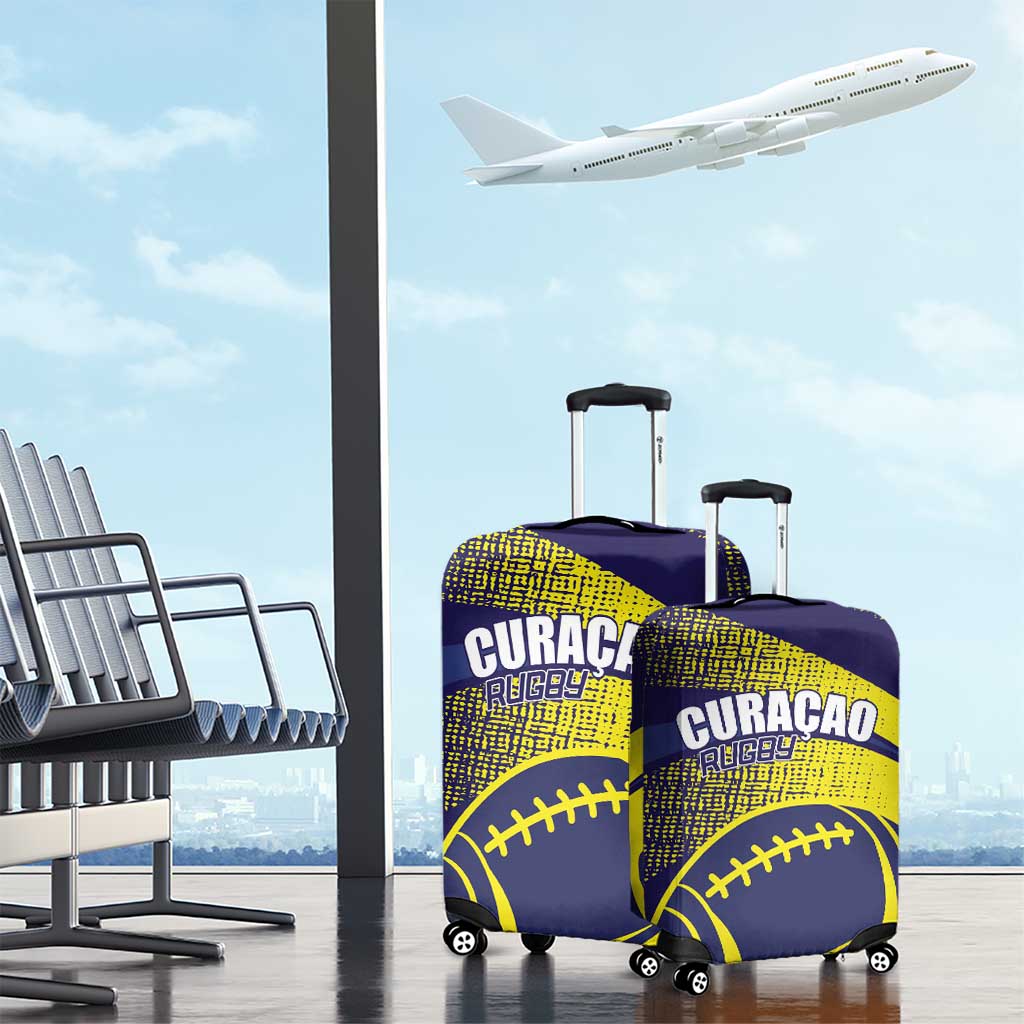 Rugby Curacao Luggage Cover Korsou Go Champion - Wonder Print Shop
