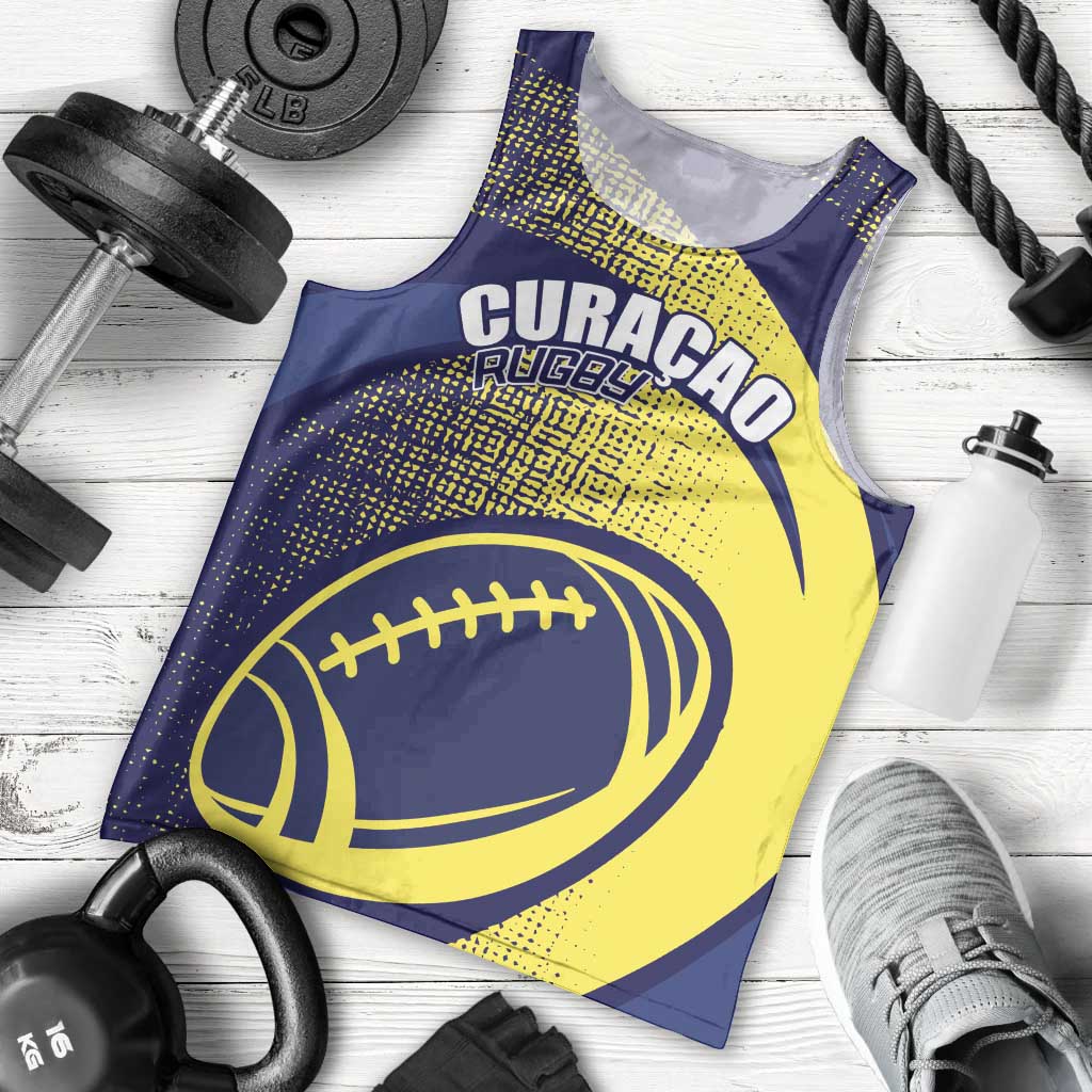 Custom Rugby Curacao Men Tank Top Korsou Go Champion - Wonder Print Shop