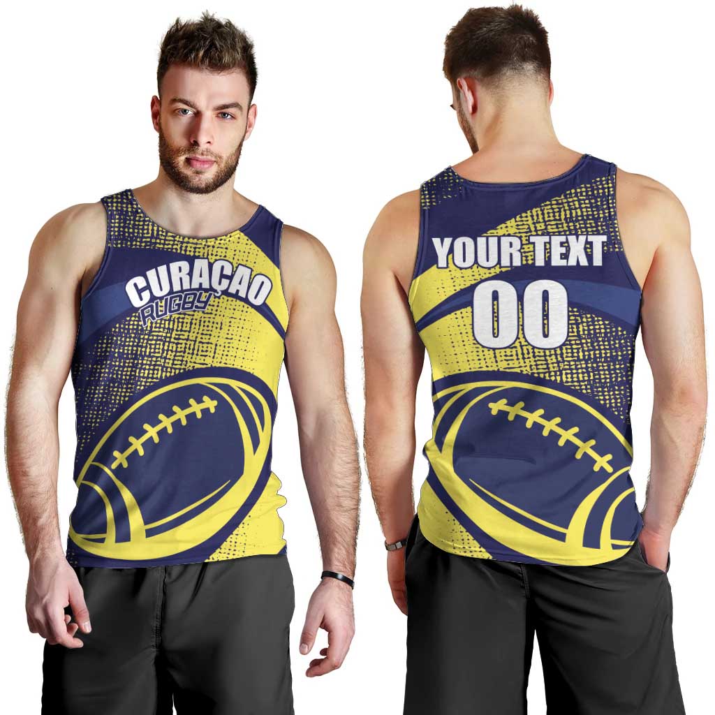 Custom Rugby Curacao Men Tank Top Korsou Go Champion - Wonder Print Shop
