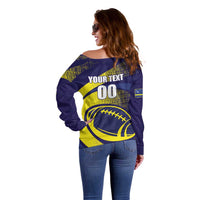 Custom Rugby Curacao Off Shoulder Sweater Korsou Go Champion - Wonder Print Shop