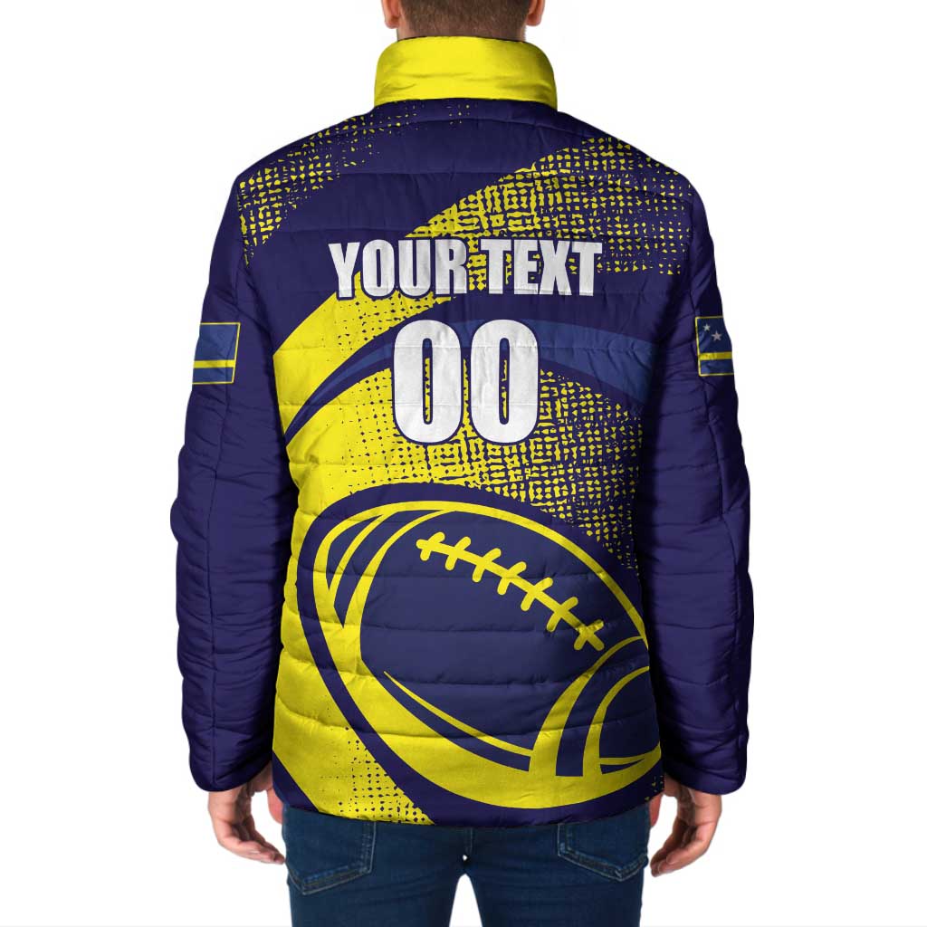 Rugby Curacao Padded Jacket Korsou Go Champion - Wonder Print Shop