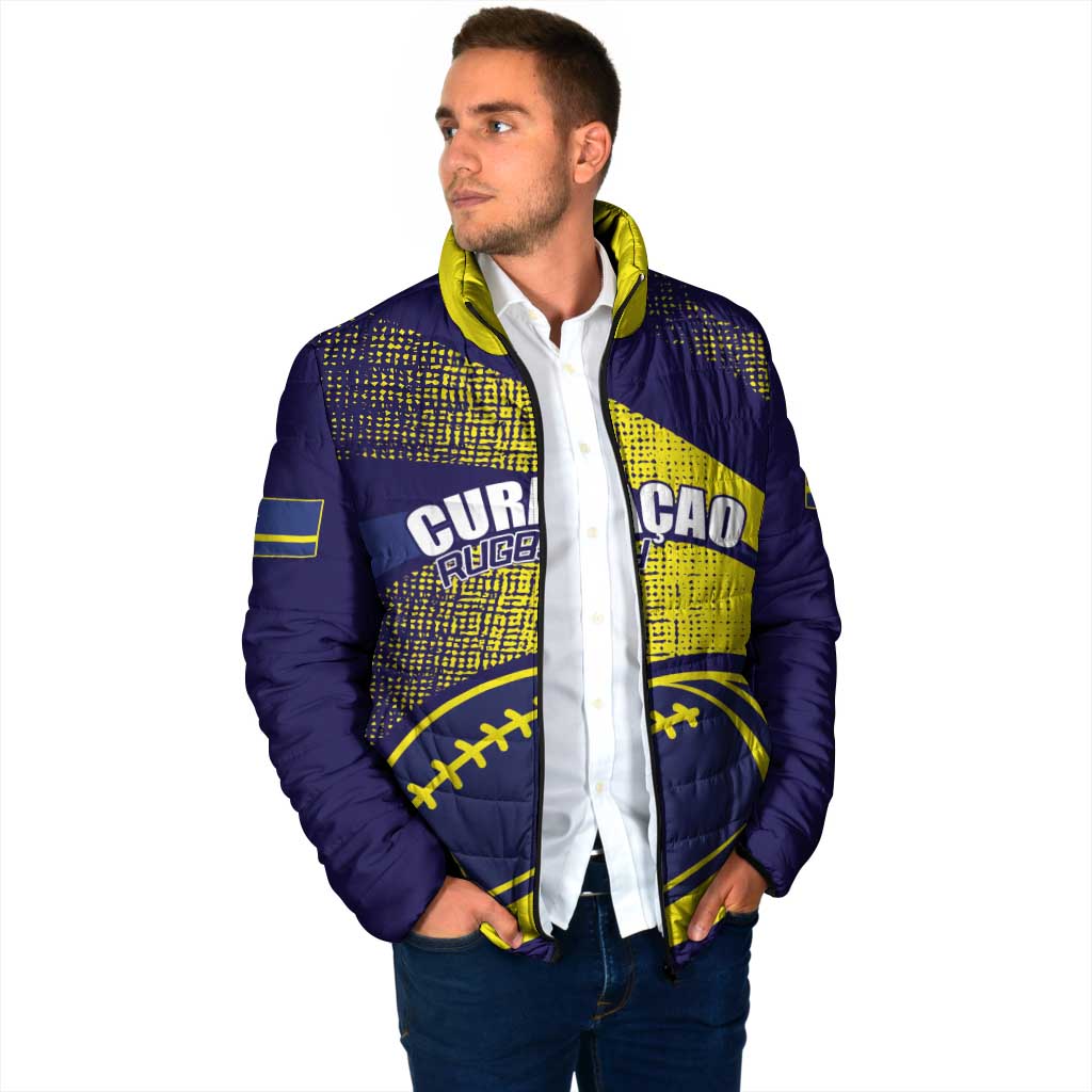 Rugby Curacao Padded Jacket Korsou Go Champion - Wonder Print Shop