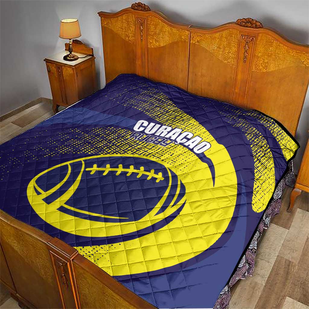 Rugby Curacao Quilt Korsou Go Champion - Wonder Print Shop