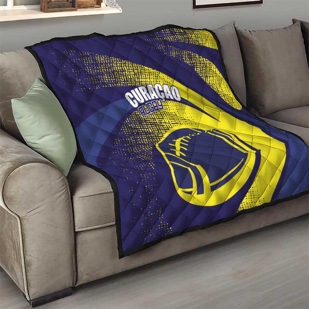 Rugby Curacao Quilt Korsou Go Champion - Wonder Print Shop