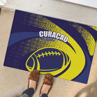 Rugby Curacao Rubber Doormat Korsou Go Champion - Wonder Print Shop