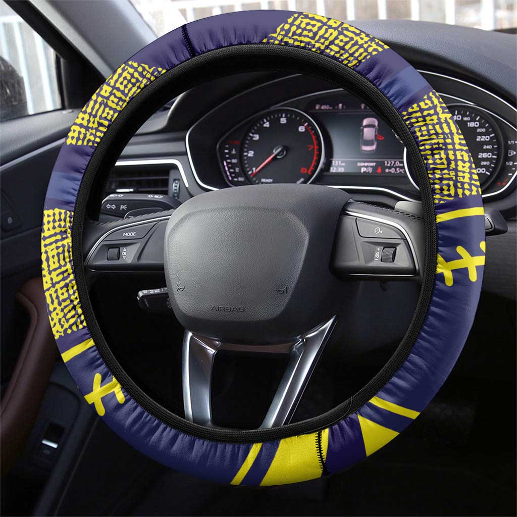 Rugby Curacao Steering Wheel Cover Korsou Go Champion - Wonder Print Shop