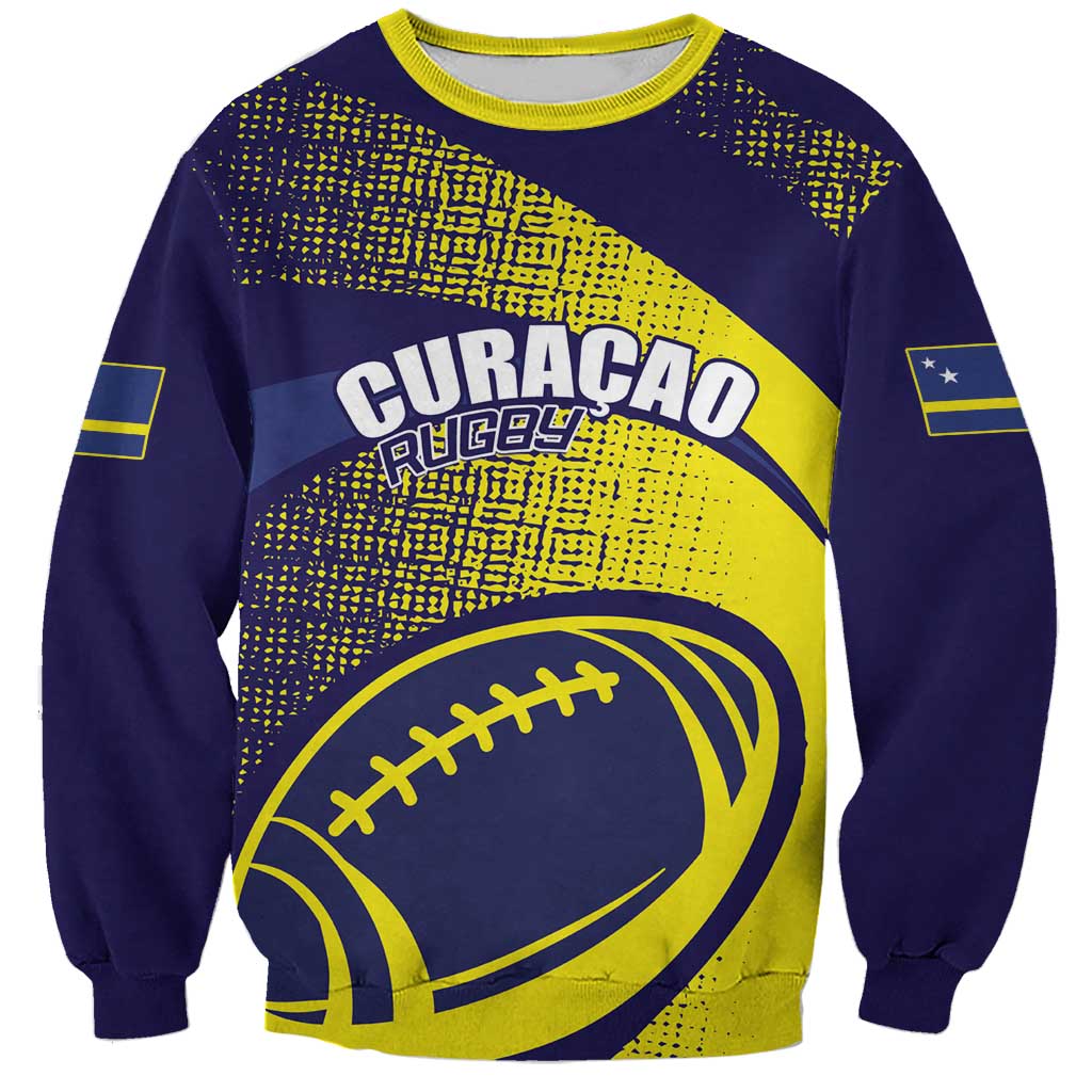Custom Rugby Curacao Sweatshirt Korsou Go Champion - Wonder Print Shop
