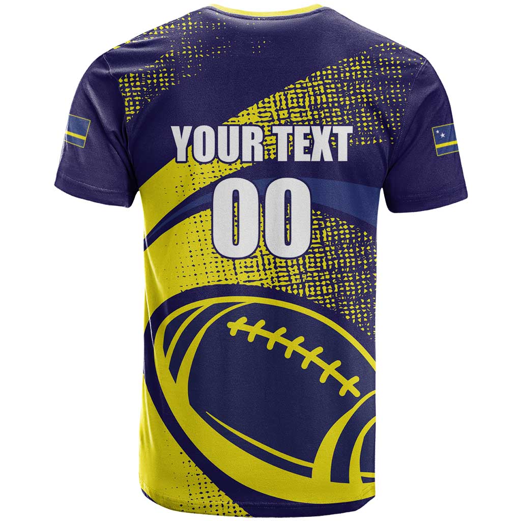 Custom Rugby Curacao T Shirt Korsou Go Champion - Wonder Print Shop
