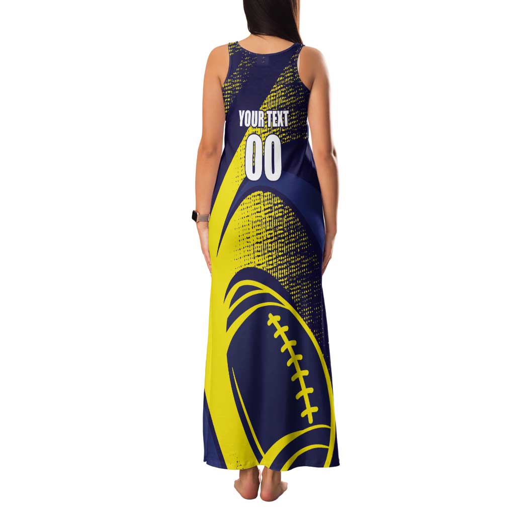 Custom Rugby Curacao Tank Maxi Dress Korsou Go Champion - Wonder Print Shop