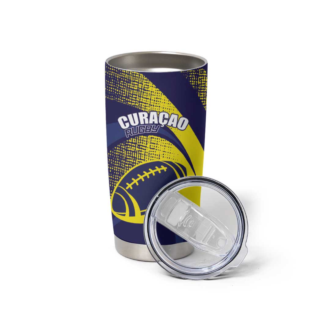 Custom Rugby Curacao Tumbler Cup Korsou Go Champion - Wonder Print Shop
