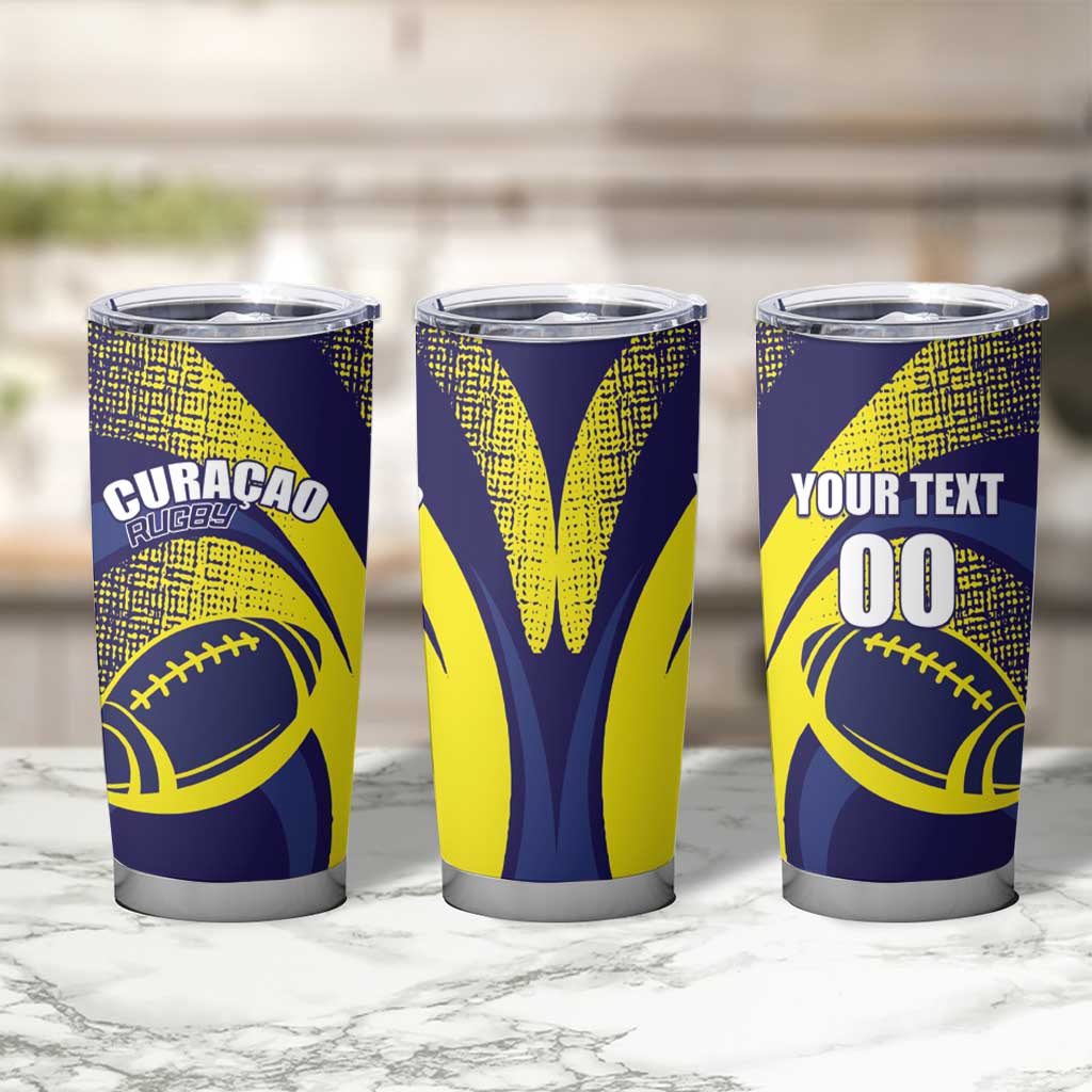 Custom Rugby Curacao Tumbler Cup Korsou Go Champion - Wonder Print Shop