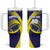 Custom Rugby Curacao Tumbler With Handle Korsou Go Champion - Wonder Print Shop