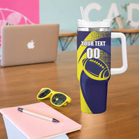 Custom Rugby Curacao Tumbler With Handle Korsou Go Champion - Wonder Print Shop