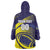 Custom Rugby Curacao Wearable Blanket Hoodie Korsou Go Champion - Wonder Print Shop