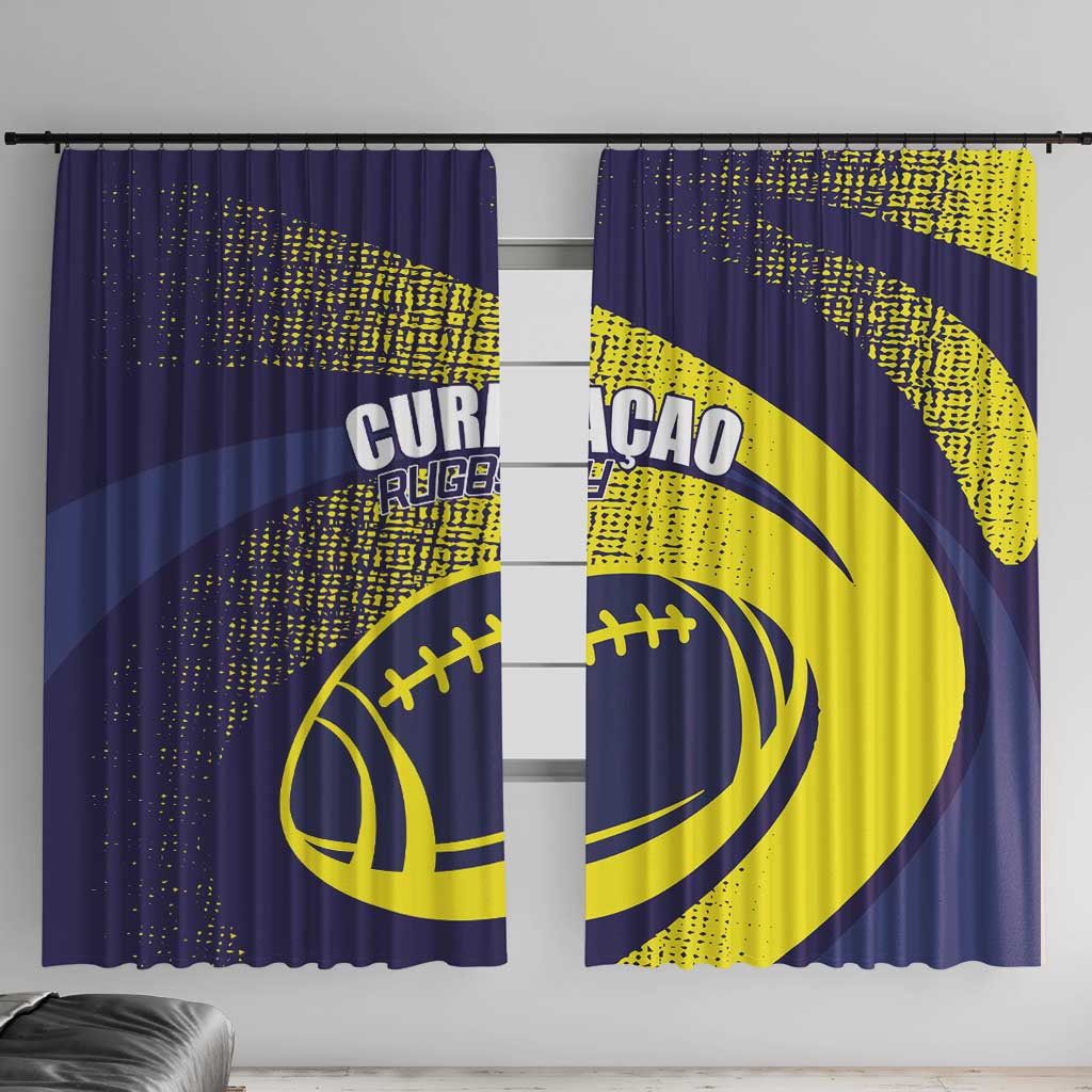Rugby Curacao Window Curtain Korsou Go Champion - Wonder Print Shop