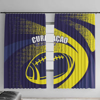 Rugby Curacao Window Curtain Korsou Go Champion - Wonder Print Shop