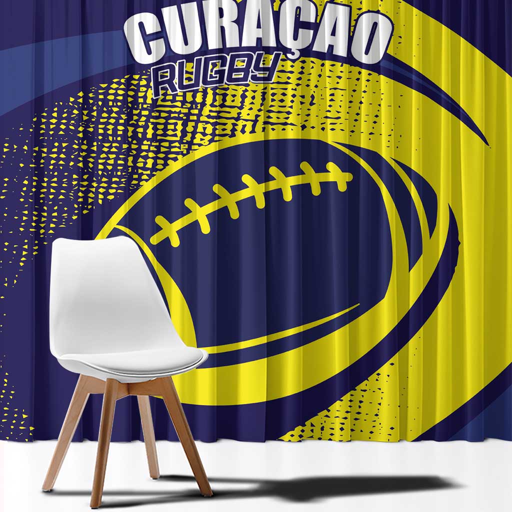 Rugby Curacao Window Curtain Korsou Go Champion - Wonder Print Shop
